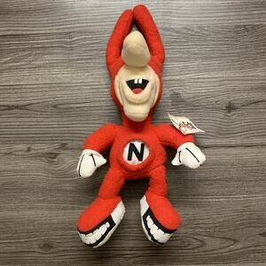 Dominos Pizza NOID Plush 12" Figure 1988 Vintage Acme Avoid The Noid Mascot